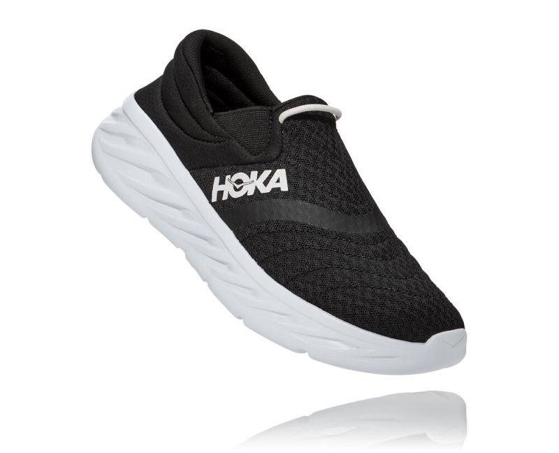 Hoka One One Ora Recovery Shoe 2 - Sandálias Mulher Pretas / Branco | PT-GFTJ0v5